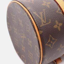 Pre Owned Louis Vuitton Papillon 26 Shoulder Handbag M51386 Monogram Canvas Leather Used