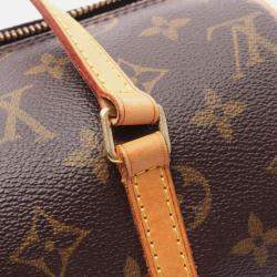 Pre Owned Louis Vuitton Papillon 26 Shoulder Handbag M51386 Monogram Canvas Leather Used