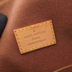 Pre Owned Louis Vuitton Lockit Handbag M40102 Monogram Canvas Leather Brown Used Women Lv