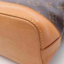 Pre Owned Louis Vuitton Lockit Handbag M40102 Monogram Canvas Leather Brown Used Women Lv