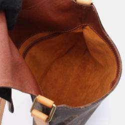 مملوكة مسبقًا حقيبة كتف قصيرة لويس فيتون موسيت سالسا بنقش المونوغرام مستخدمة بني Lv