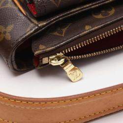 Pre Owned Louis Vuitton Vivacite Gm Shoulder Hand Bag M51163 Monogram Canvas Used Women