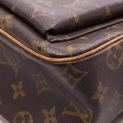 Pre Owned Louis Vuitton Vivacite Gm Shoulder Hand Bag M51163 Monogram Canvas Used Women