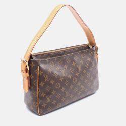 Pre Owned Louis Vuitton Vivacite Gm Shoulder Hand Bag M51163 Monogram Canvas Used Women