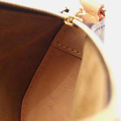 Pre Owned Louis Vuitton Pochette Tirette Shoulder Bag M12859 Monogram Canvas Brown Used Lv