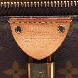 Pre Owned Louis Vuitton Pochette Tirette Shoulder Bag M12859 Monogram Canvas Brown Used Lv