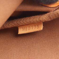 Pre Owned Louis Vuitton Eva Shoulder Bag M95567 Monogram Canvas Leather Brown Used Women