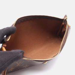 Pre Owned Louis Vuitton Eva Shoulder Bag M95567 Monogram Canvas Leather Brown Used Women