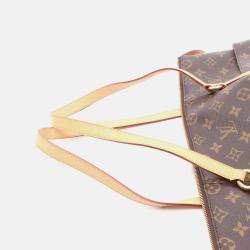 Pre Owned Louis Vuitton Totally Mm Shoulder Tote Bag M56689 Monogram Canvas Brown Used Lv