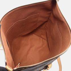 Pre Owned Louis Vuitton Totally Mm Shoulder Tote Bag M56689 Monogram Canvas Brown Used Lv