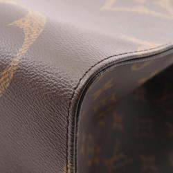 Pre Owned Louis Vuitton Onthego Gm Shoulder Tote Bag M45320 Monogram Giant Reverse Canvas