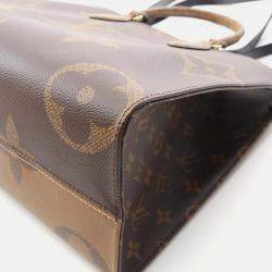 Pre Owned Louis Vuitton On The Go Mm Shoulder Tote Bag M45321 Monogram Giant Reverse Used