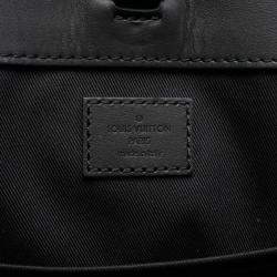 Pre Owned Louis Vuitton Sac Plat 24H Tote Bag M46451 Monogram Eclipse Canvas Leather Bk Lv