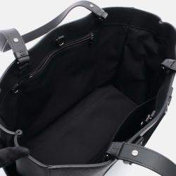 Pre Owned Louis Vuitton Sac Plat 24H Tote Bag M46451 Monogram Eclipse Canvas Leather Bk Lv