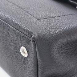 Pre Owned Louis Vuitton Lockme Ever Mini 2Way Shoulder Handbag M20997 Leather Black Used