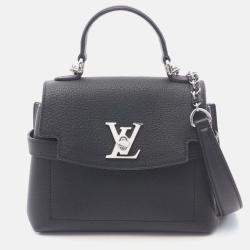 Pre Owned Louis Vuitton Lockme Ever Mini 2Way Shoulder Handbag M20997 Leather Black Used
