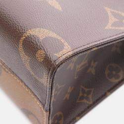 Pre Owned Louis Vuitton On The Go Pm Shoulder Handbag M46373 Monogram Giant Reverse Used