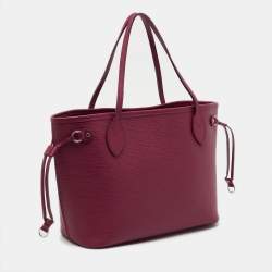 Pre Owned Louis Vuitton Fuchsia Epi Leather Neverfull PM Bag