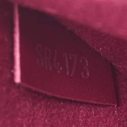 Pre Owned Louis Vuitton Fuchsia Epi Leather Neverfull PM Bag
