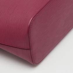 Pre Owned Louis Vuitton Fuchsia Epi Leather Neverfull PM Bag