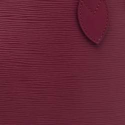 Pre Owned Louis Vuitton Fuchsia Epi Leather Neverfull PM Bag