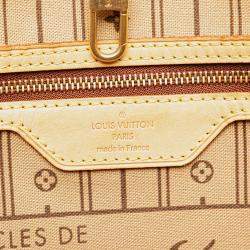 Pre Owned Louis Vuitton Brown Monogram Neverfull MM