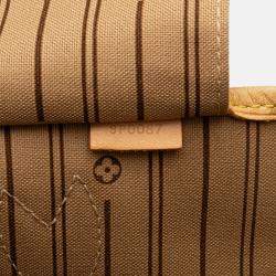Pre Owned Louis Vuitton Brown Monogram Neverfull MM