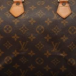 Pre Owned Louis Vuitton Monogram Canvas Speedy 30 Bag