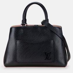 Pre Owned Louis Vuitton Black Epi Marelle Satchel