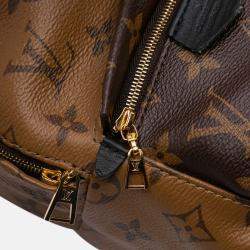 Pre Owned Louis Vuitton Brown Monogram Reverse Mini Palm Springs