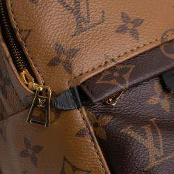 Pre Owned Louis Vuitton Brown Monogram Reverse Mini Palm Springs