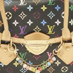 Pre Owned Louis Vuitton Black Multicolor Monogram Canvas Beverly GM Bag