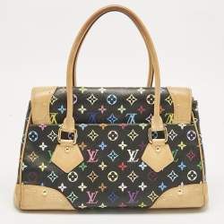 Pre Owned Louis Vuitton Black Multicolor Monogram Canvas Beverly GM Bag