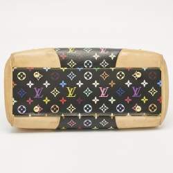 Pre Owned Louis Vuitton Black Multicolor Monogram Canvas Beverly GM Bag