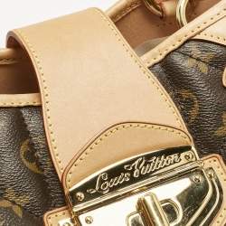 Pre Owned Louis Vuitton Brown Coated Canvas and Leather Satchels