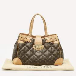 Pre Owned Louis Vuitton Brown Coated Canvas and Leather Satchels
