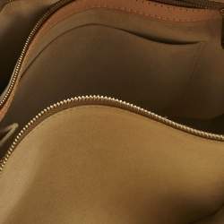 Pre Owned Louis Vuitton Brown Coated Canvas and Leather Satchels