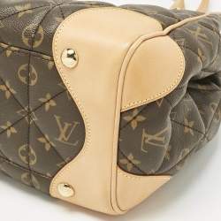 Pre Owned Louis Vuitton Brown Coated Canvas and Leather Satchels