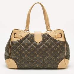 Pre Owned Louis Vuitton Brown Coated Canvas and Leather Satchels