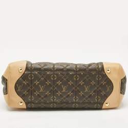Pre Owned Louis Vuitton Brown Coated Canvas and Leather Satchels