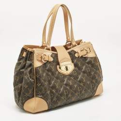 Pre Owned Louis Vuitton Brown Coated Canvas and Leather Satchels