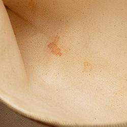 Pre Owned Louis Vuitton Brown Limited Edition Monogram Tisse Rayures PM