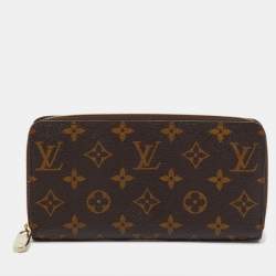 Pre Owned Louis Vuitton Monogram Canvas Zippy Wallet