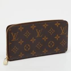 Pre Owned Louis Vuitton Monogram Canvas Zippy Wallet
