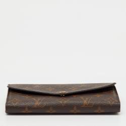 Pre Owned Louis Vuitton Monogram Canvas Sarah Wallet