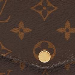 Pre Owned Louis Vuitton Monogram Canvas Sarah Wallet
