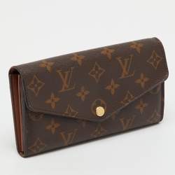 Pre Owned Louis Vuitton Monogram Canvas Sarah Wallet
