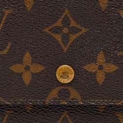 Pre Owned محفظة لويس فيتون سارة كانفاس مونوغرام طويلة