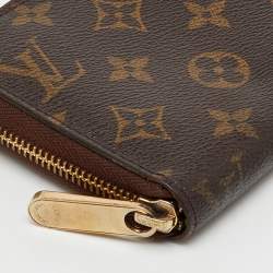 Pre Owned Louis Vuitton Monogram Canvas Zippy Wallet