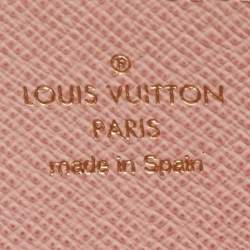 Pre Owned Louis Vuitton Damier Ebene Canvas Zippy Wallet
